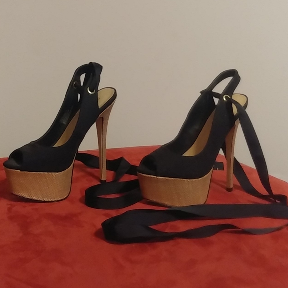 Lace up heels